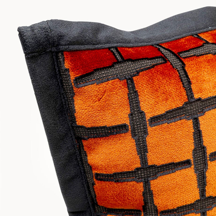 Coussin Jaqui orange Kare Design