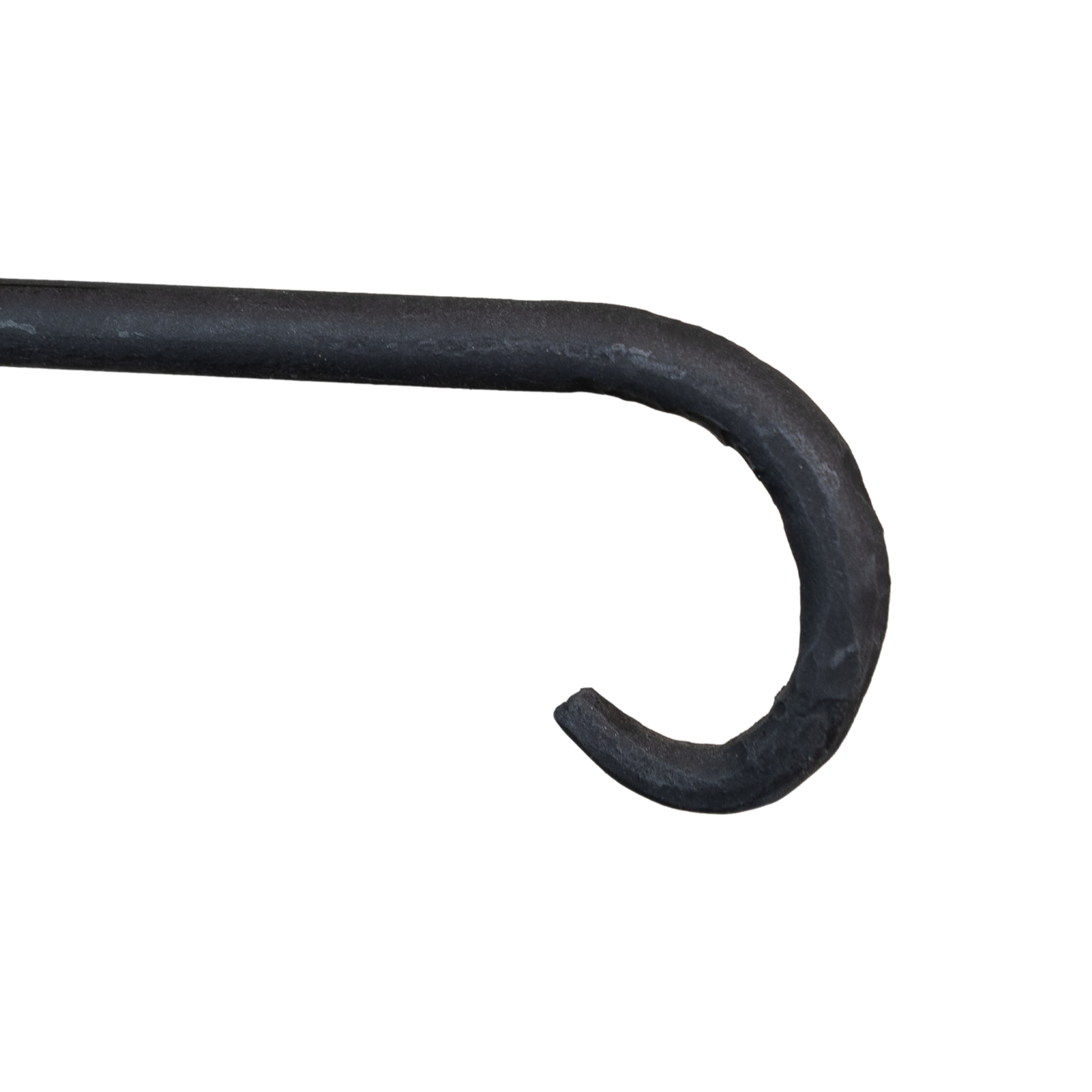 Support de lampe métal brut carré - Noir