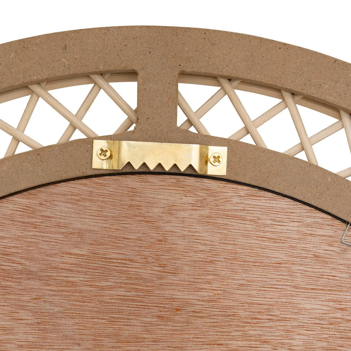 Miroir arche "Anahi" rotin marron 87x47cm