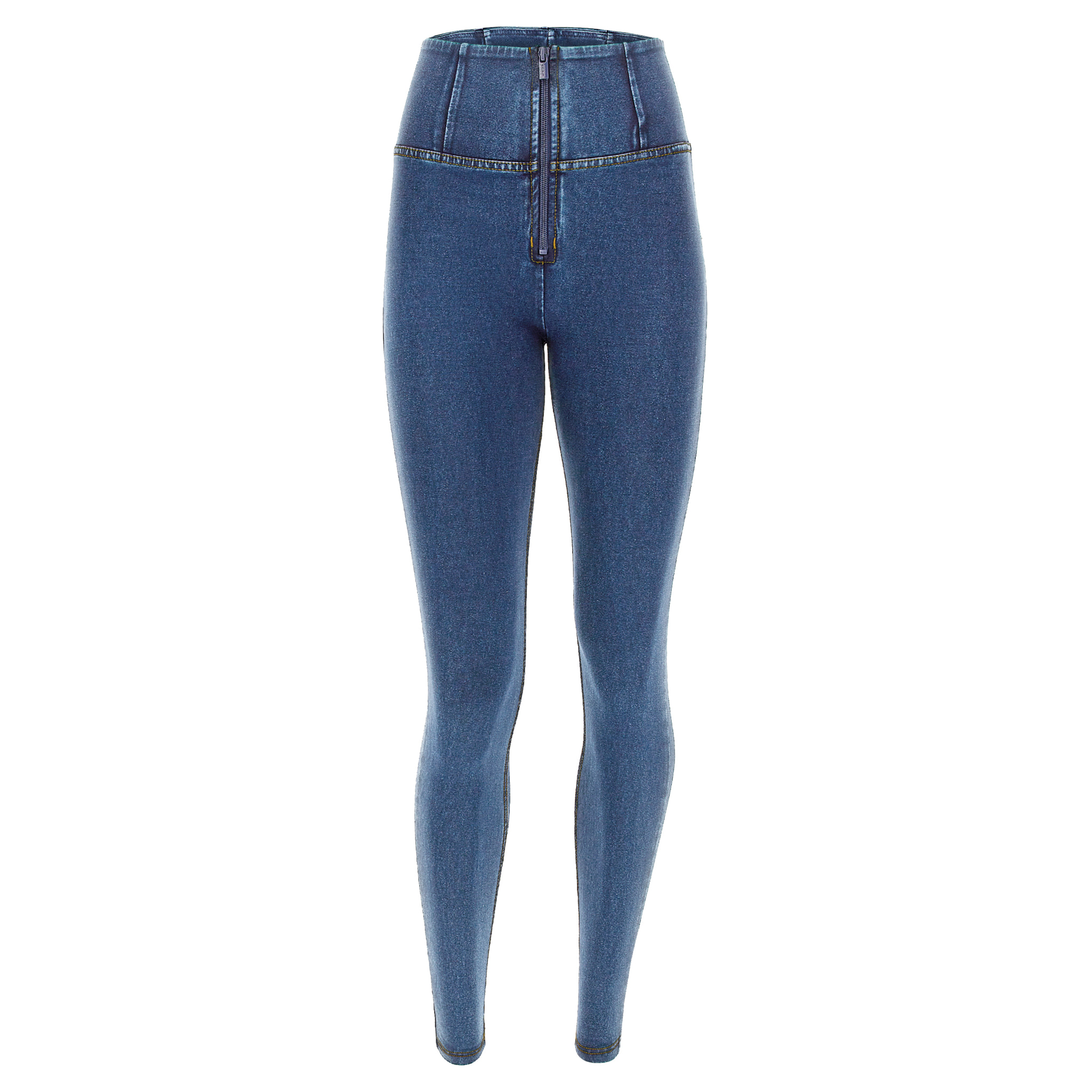 Jeggings push up WR.UP® superskinny vita alta con zip