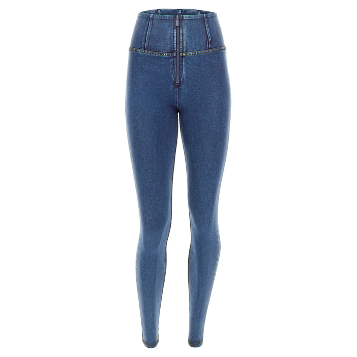 Jeggings push up WR.UP® superskinny vita alta con zip