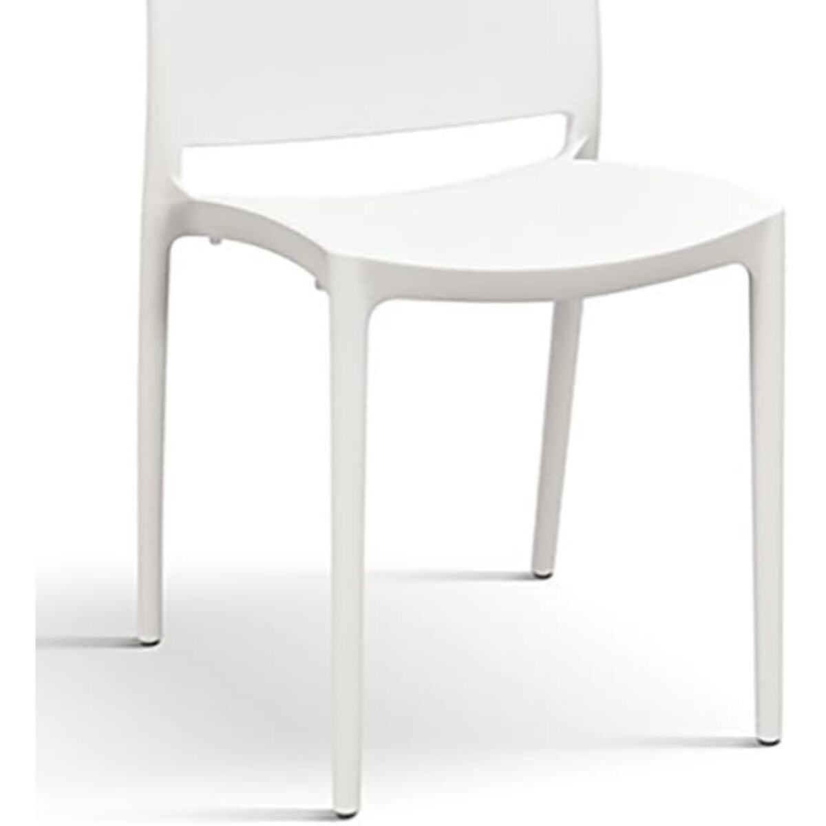 Set di 2 sedie NORTH BEACH in polipropilene bianco