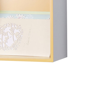 Set 4 Mensole a Cubo Quadro 210 Multicolor