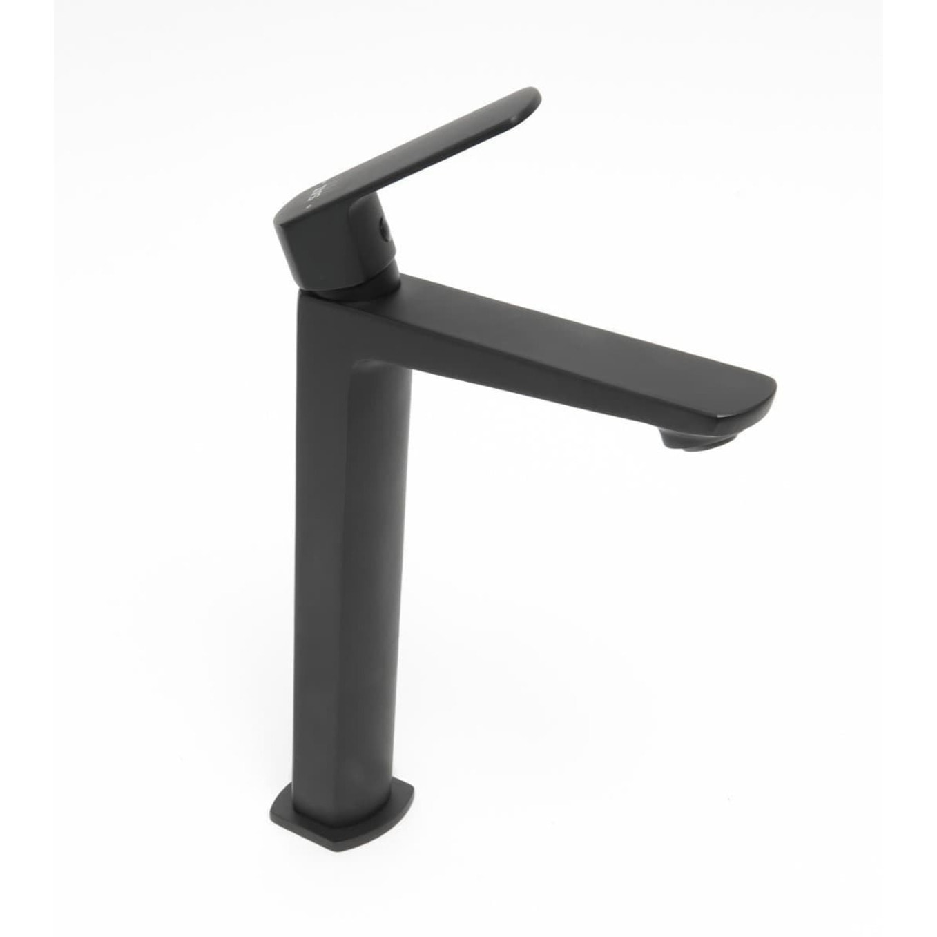 Mitigeur lavabo haut Feel, sans bonde, noir mat SATBSFEEL285C avec une garantie de 5 ans