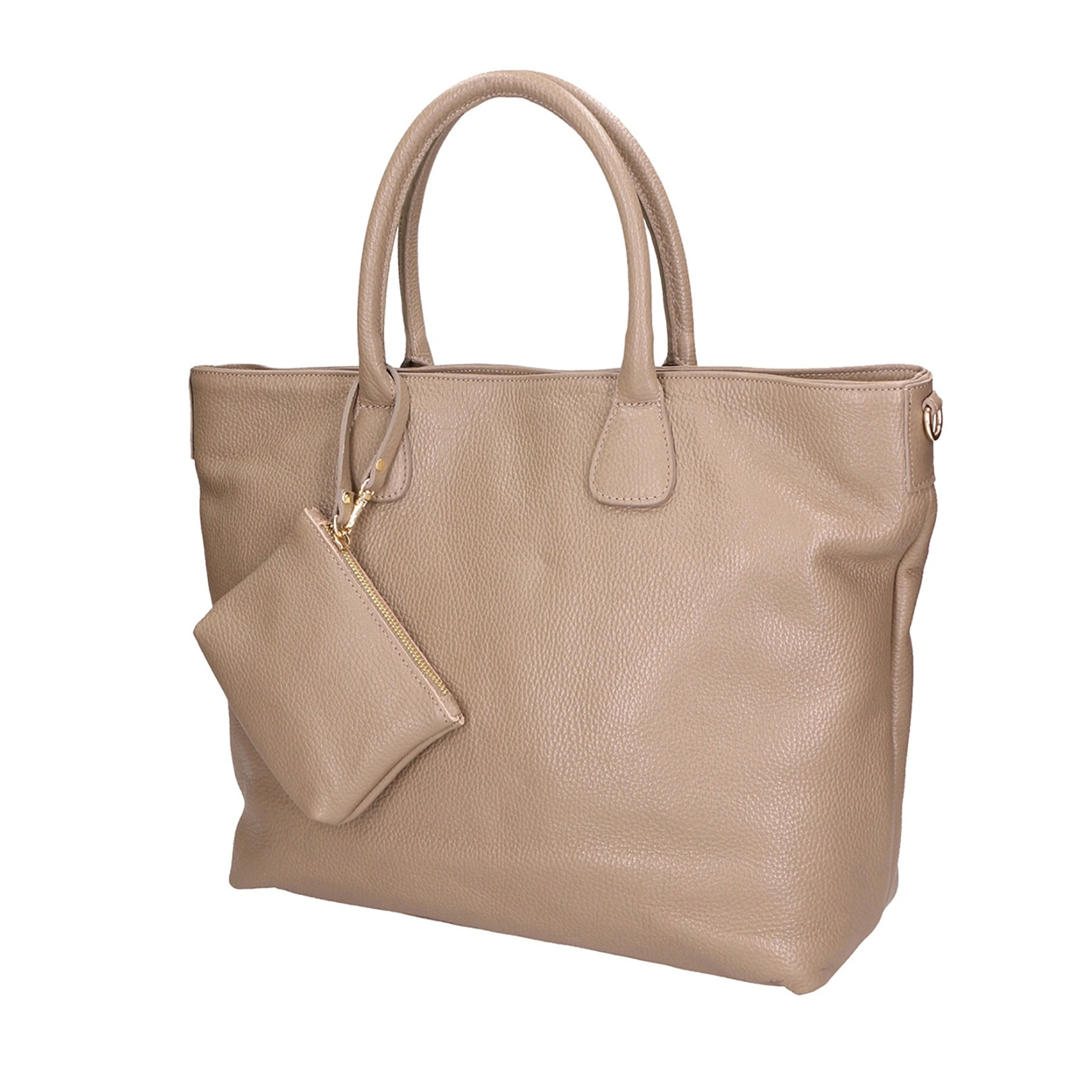 Borsa a mano da donna Made in Italy - Modello Wladimira - Vera pelle - 43.0 x 33.0 x 9.0 cm