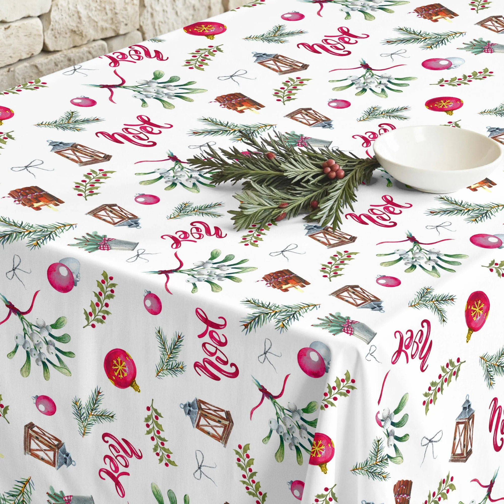 Nappe en résine Anti-tâches Merry Christmas 11