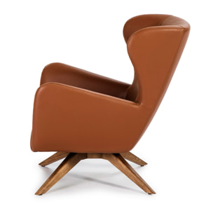 Sillón Angel Cerda de polipiel 86x75x90cm