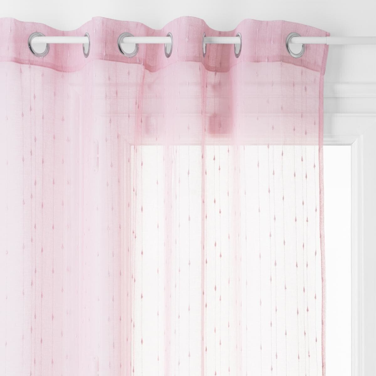 Voilage "Anissa" - rose - 140x240 cm