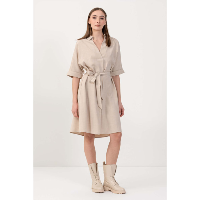 Kocca - Abito chemisier con cintura Donna