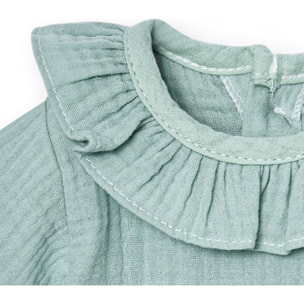 Body bebé manga corta cuello bambula