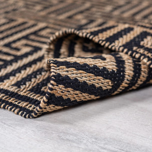 Tapis en jute MEANDER