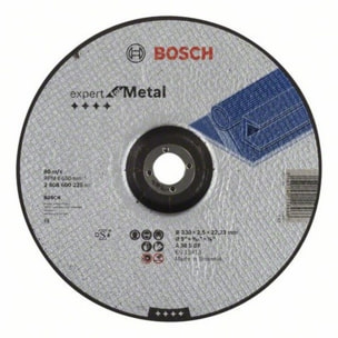 Disque EXPERT à tronçonner à moyeu déporté Spécial métaux Ø230X2.5 MM - BOSCH - 2608600225