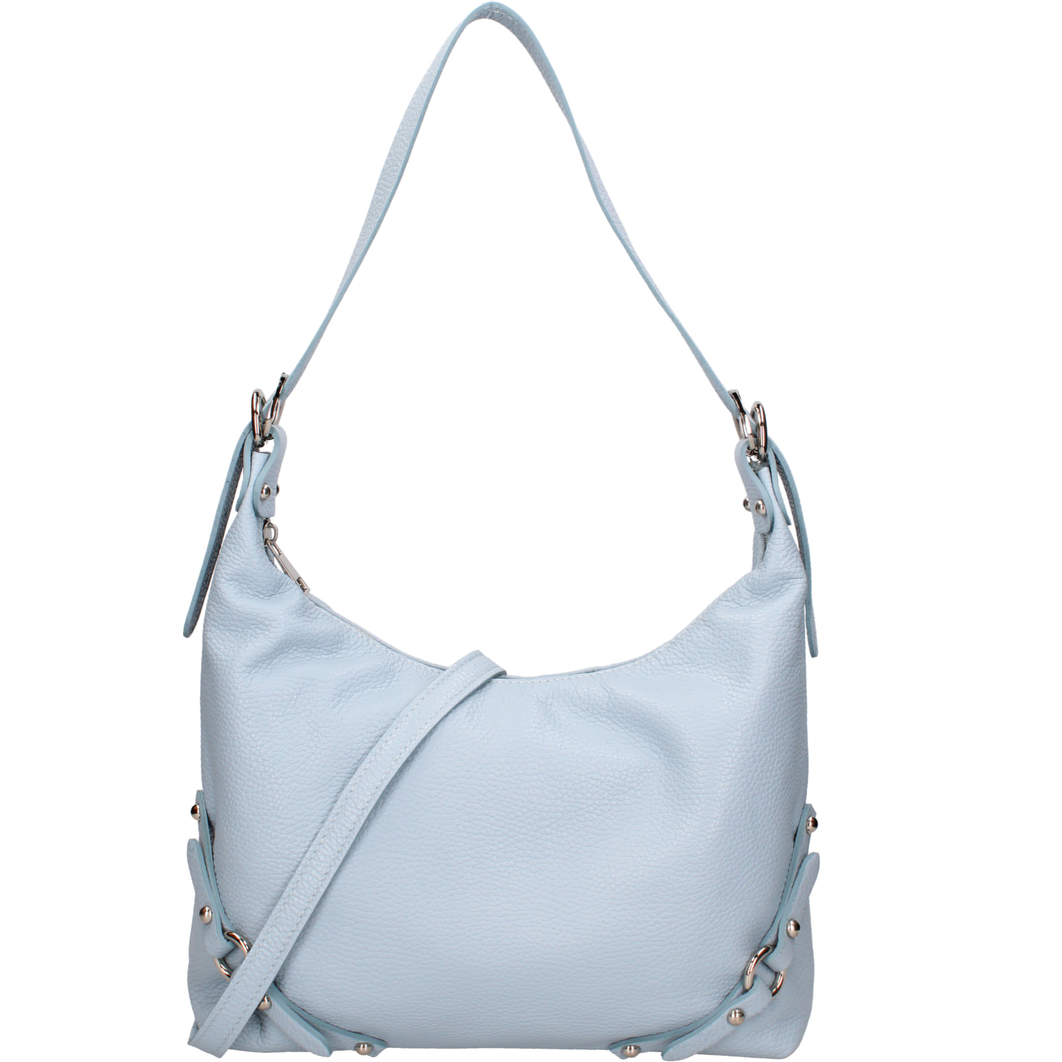 Borsa a spalla da donna In Vera pelle Made in Italy 30x30x9 cm