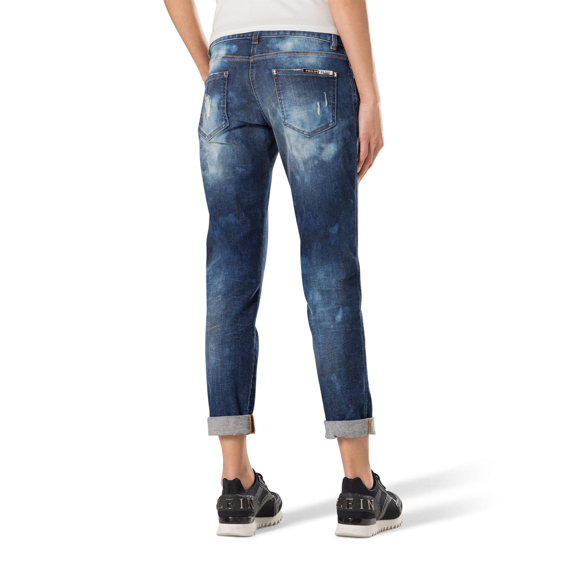 PHILIPP PLEIN boyfriend cut "one two step"