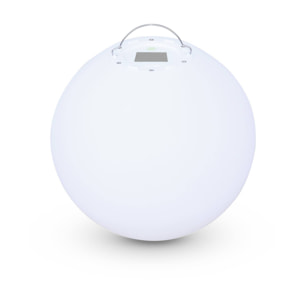 Boule LED 40cm – Sphère décorative lumineuse. Ø40cm. blanc chaud. commande à distance