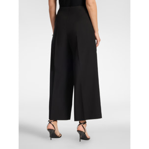 Elena Mirò - Pantalones palazzo - Negro