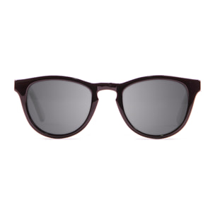 Gafas de sol OCEAN AMERICA - Negro brillante con patillas negro brillante y ébano / Ahumada