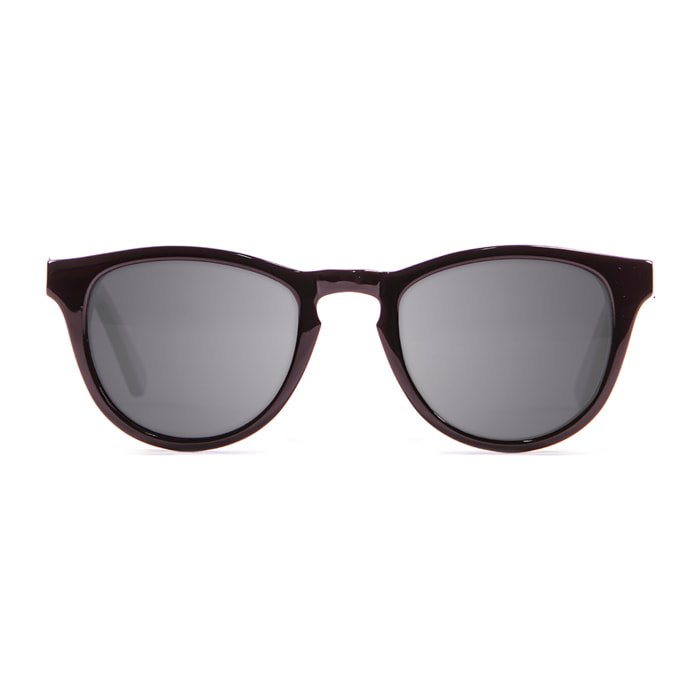 Gafas de sol OCEAN AMERICA - Negro brillante con patillas negro brillante y ébano / Ahumada