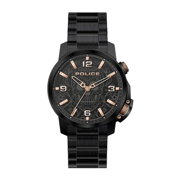 Reloj Police PEWJJ2110001 Hombre Analogico Cuarzo con Correa de Acero inoxidable