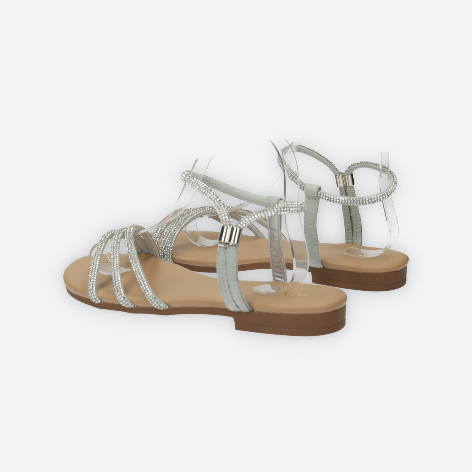 Sandali Donna Tata Italia Argentato