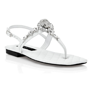 PHILIPP PLEIN Sandalias planas SKULL
