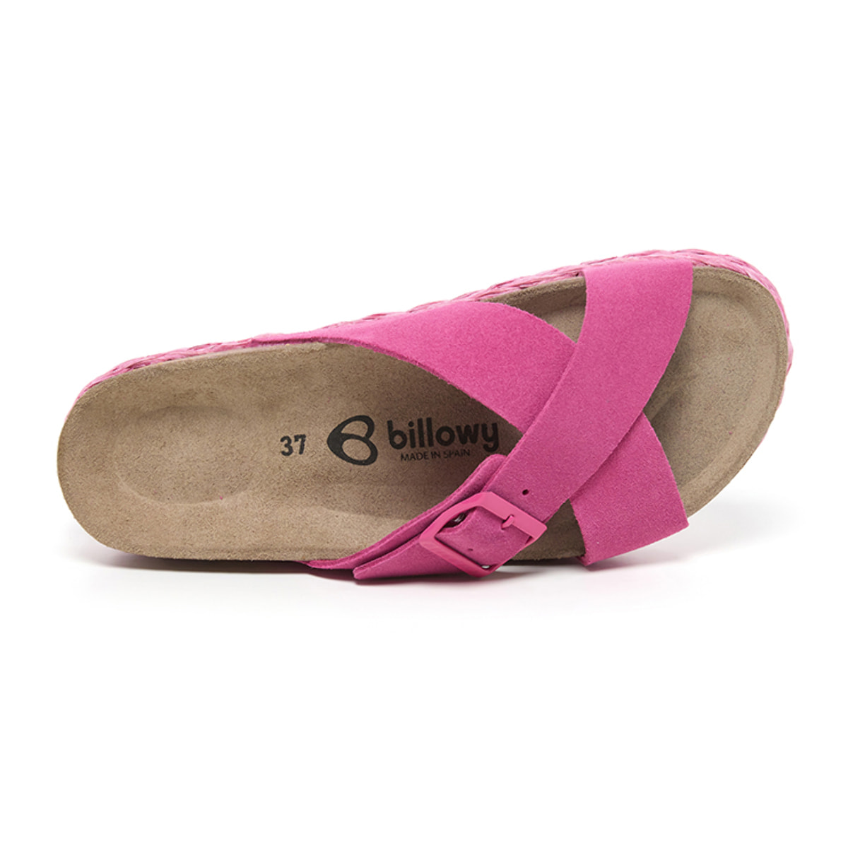 SANDALO CON ZEPPA BILLOWY ROSA