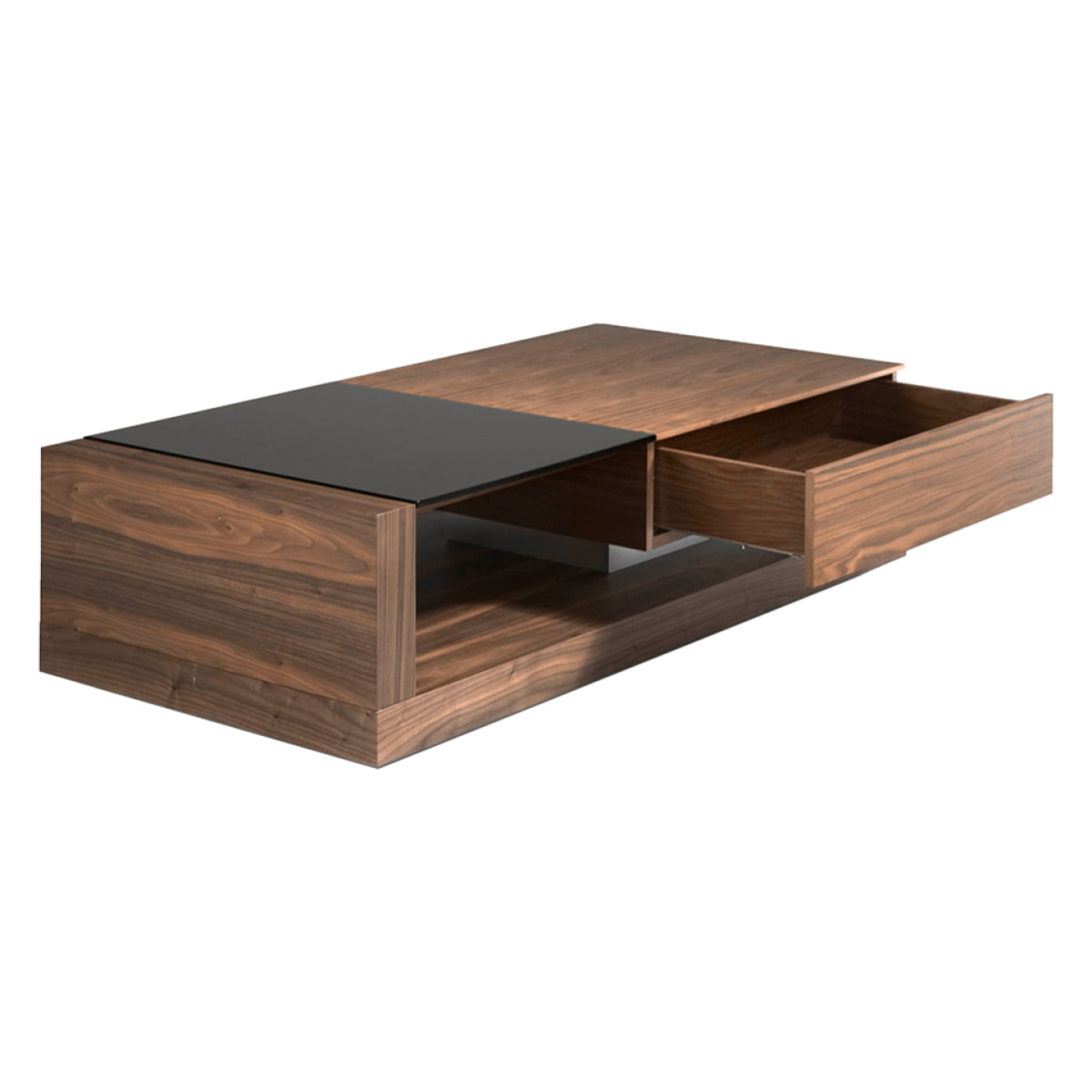 Mesa de centro de Angel Cerda de nogal 130x70x36cm