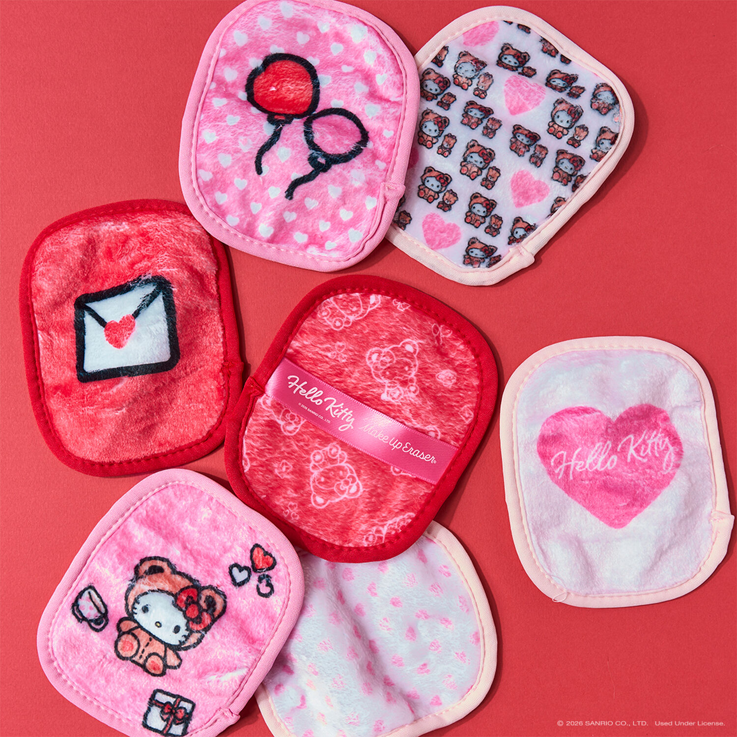 Hello Kity Cutie - 7 Day Set - Serviette démaquillante Réutilisable x7