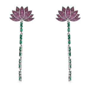 Pendientes Likme acabado plata
