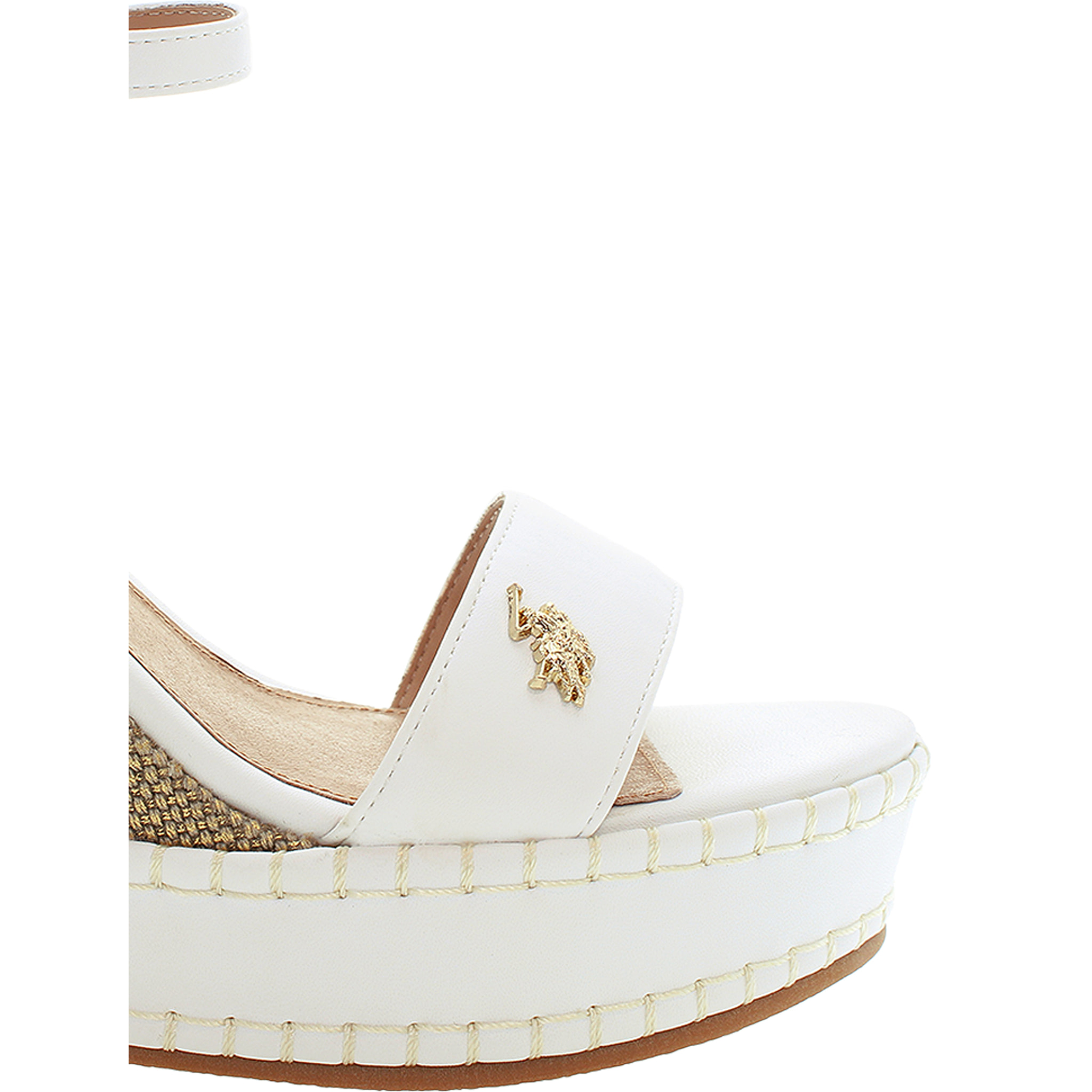 U.S. Polo Assn. - Sandali AYLIN025W/5YC1 in canvas per donna