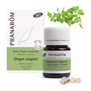 Pranarom - Perles d'Huile Essentielle d'Origan vulgaire - Bio - 60 Perles