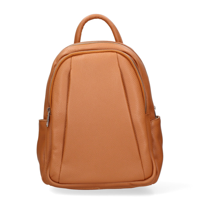 Zaino da donna in pelle Made in Italy - Modello Ísara - Casual - 26.0 x 31.0 x 11.0 cm