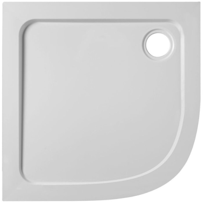 Receveur douche antidérapant Flight Low quart de rond