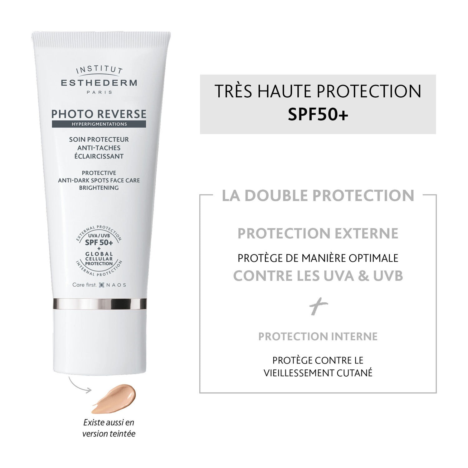 Photo Reverse SPF50+ - Soin Protecteur Anti-Taches Éclaircissant 50 ml