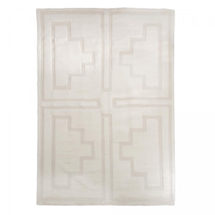 Authentique tapis Noué main en relief en laine