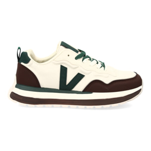 Zapatilla hombre casual con contrastes