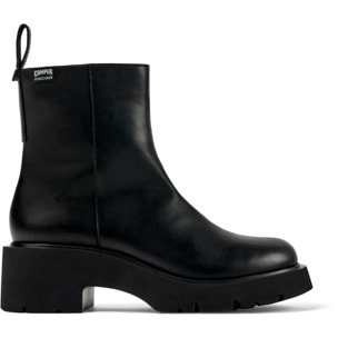 Botines - CAMPER Milah - Negro - Cuero liso