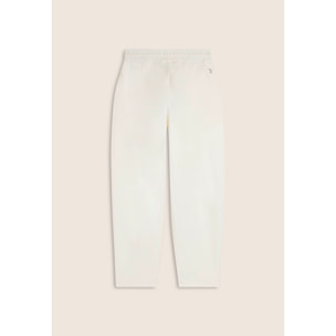 Pantaloni cropped in felpa di cotone tinto effetto vintage