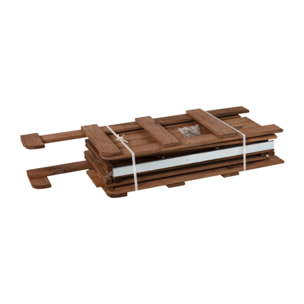 Mesa Madera Pino Trabajo 113x84x40 Cm