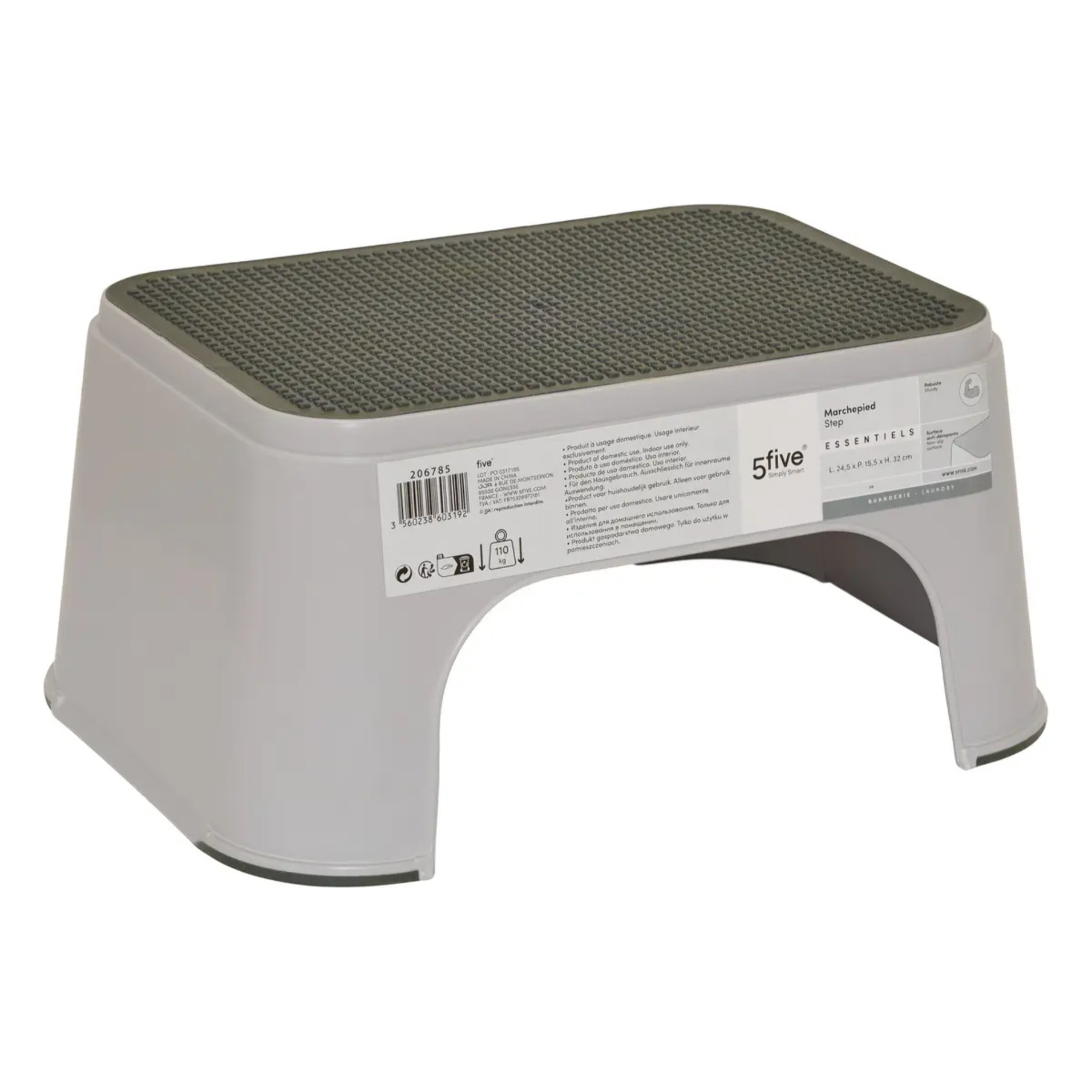 Marchepied gris