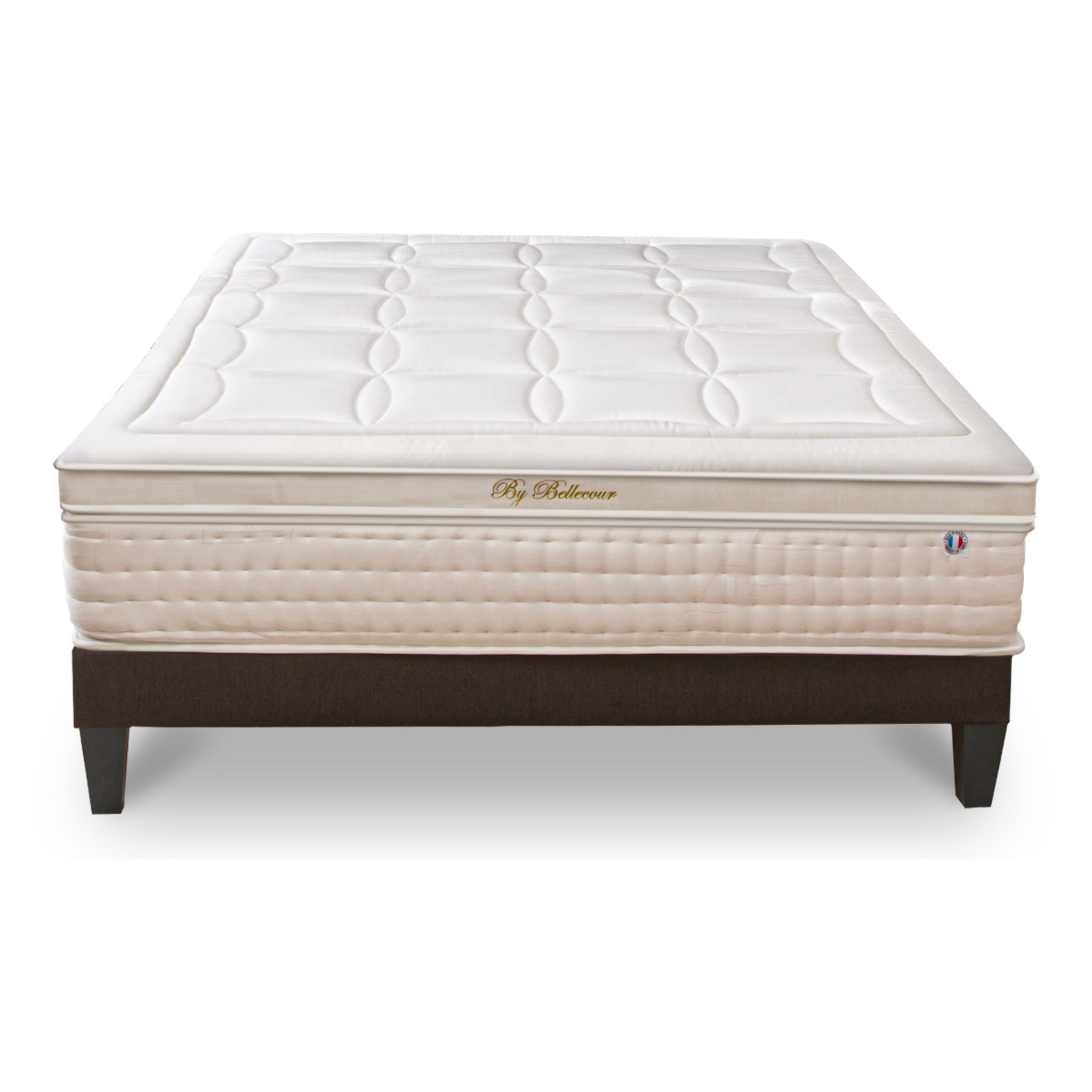 Ensemble Matelas Memoire de forme Empereur avec sommier en bois