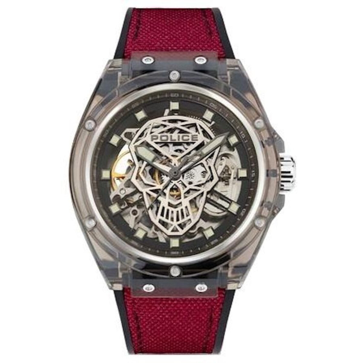 Reloj Police PEWGR1592401 Hombre Analogico Cuarzo con Correa de Silicona