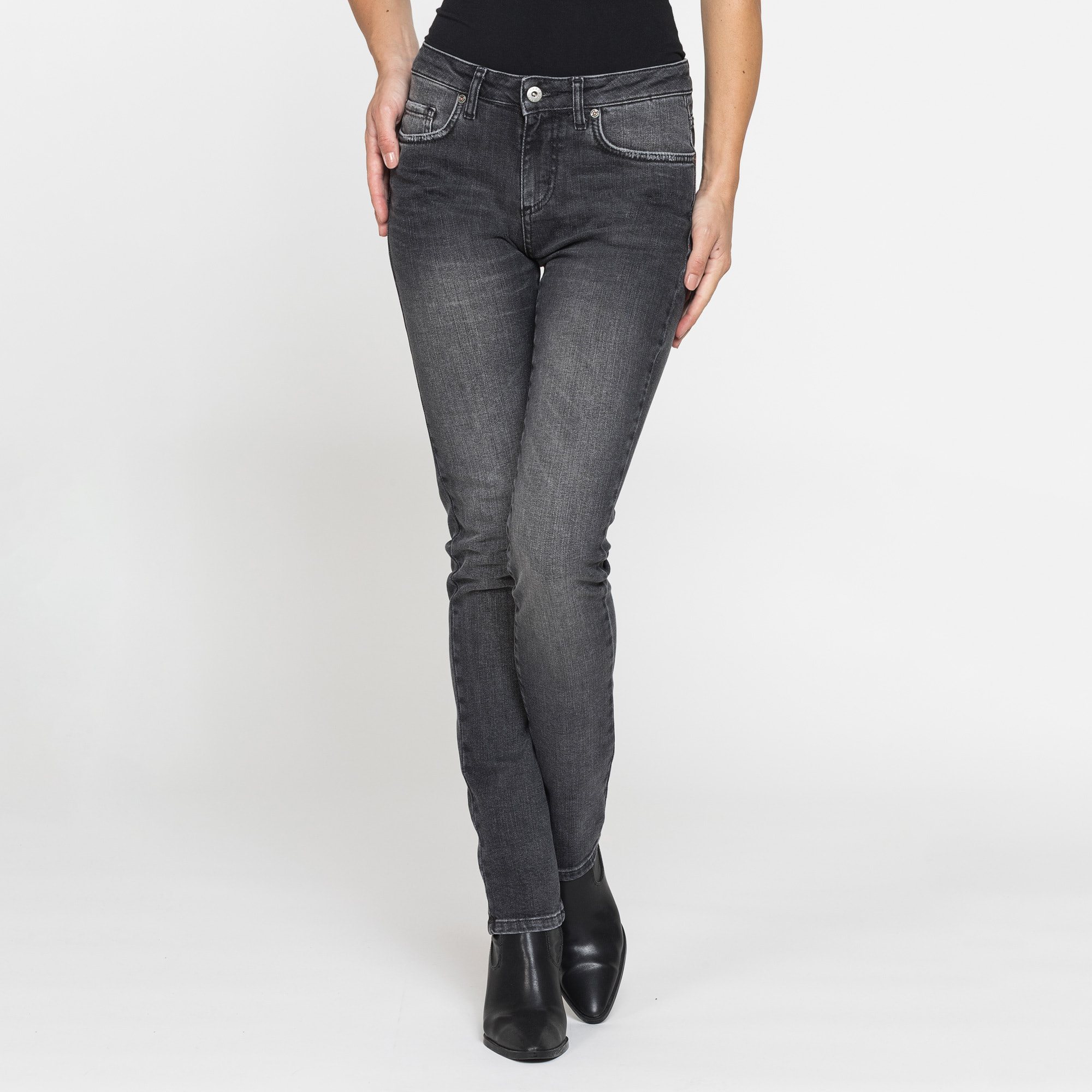 JEANS DONNA 5 tasche gamba dritta