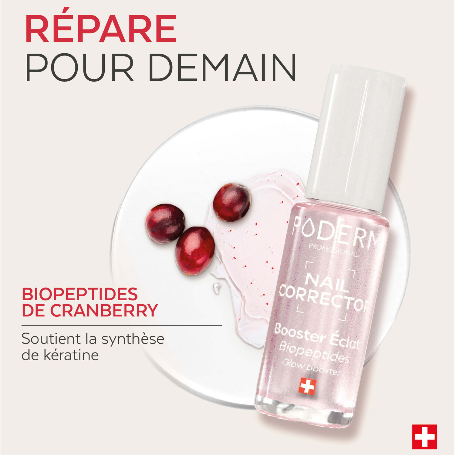 Nail Corrector - Vernis Booster Éclat Biopeptides 8ml