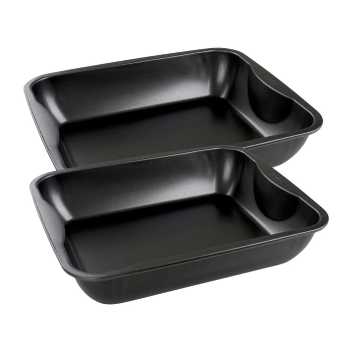 Ensemble de 2 Plats à four XXL rectangle 40 x 34 cm Zenker Spécial Cooking