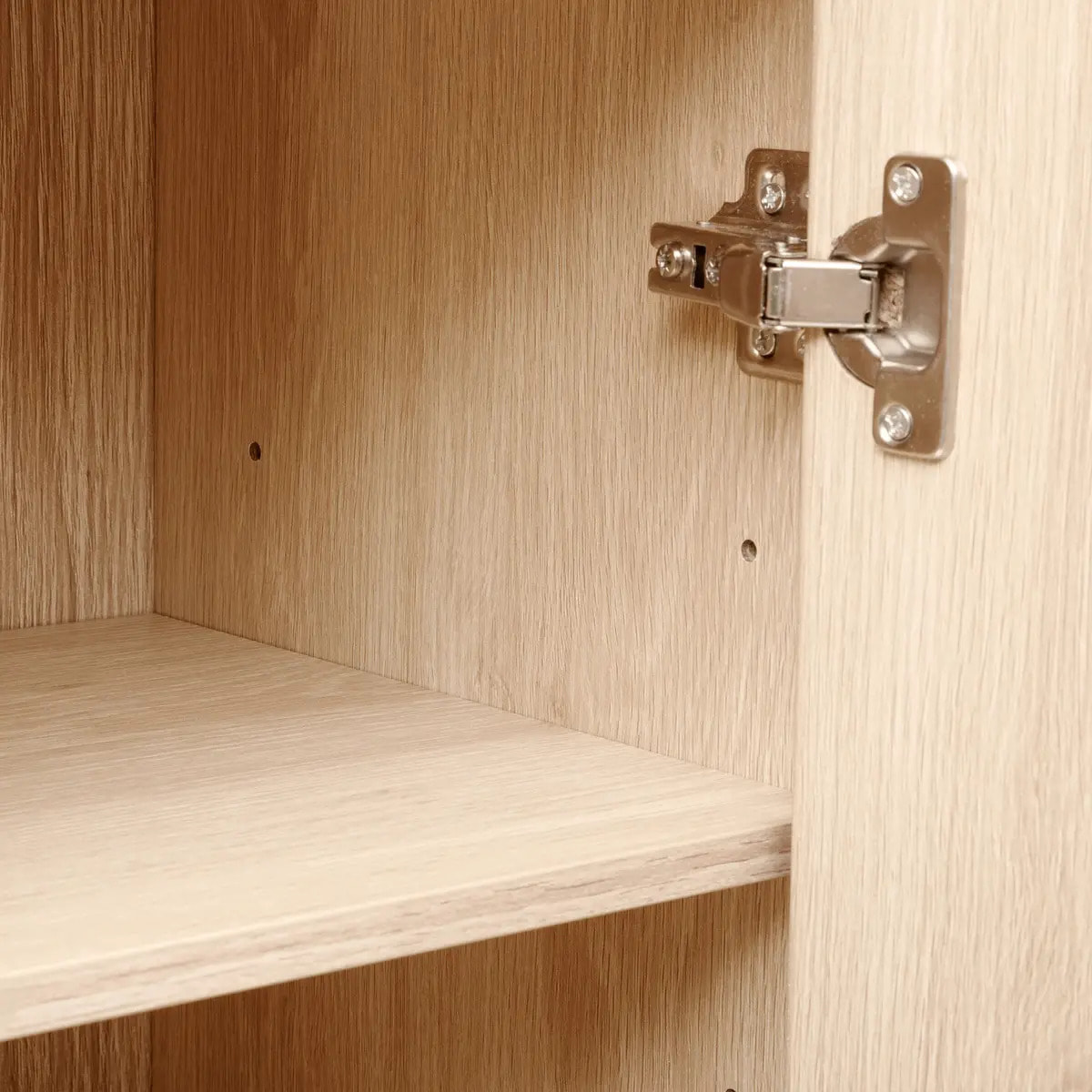 Colonne 2 portes Abana bois clair