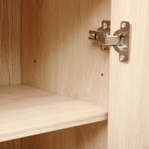 Colonne 2 portes Abana bois clair