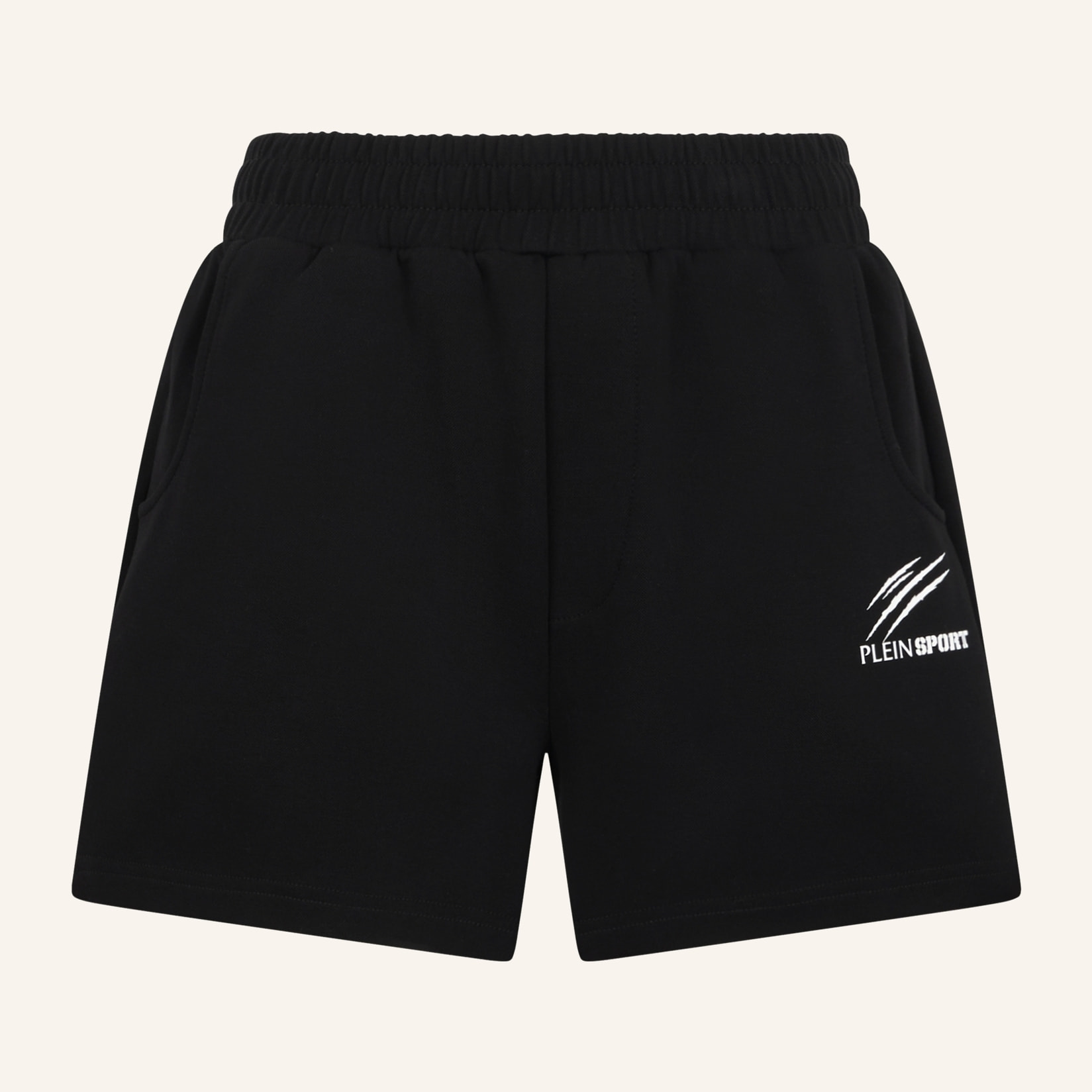PLEIN SPORT Loose Fit Shorts Icon Scratch