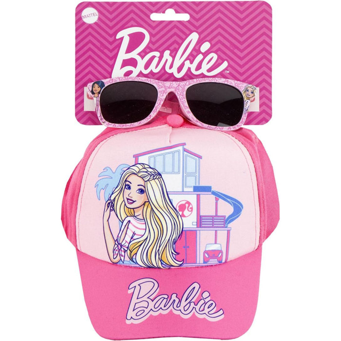 Gorra Set Gafas De Sol Barbie