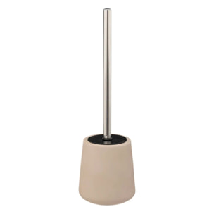 Brosse WC céramique "Colorama" beige naturel